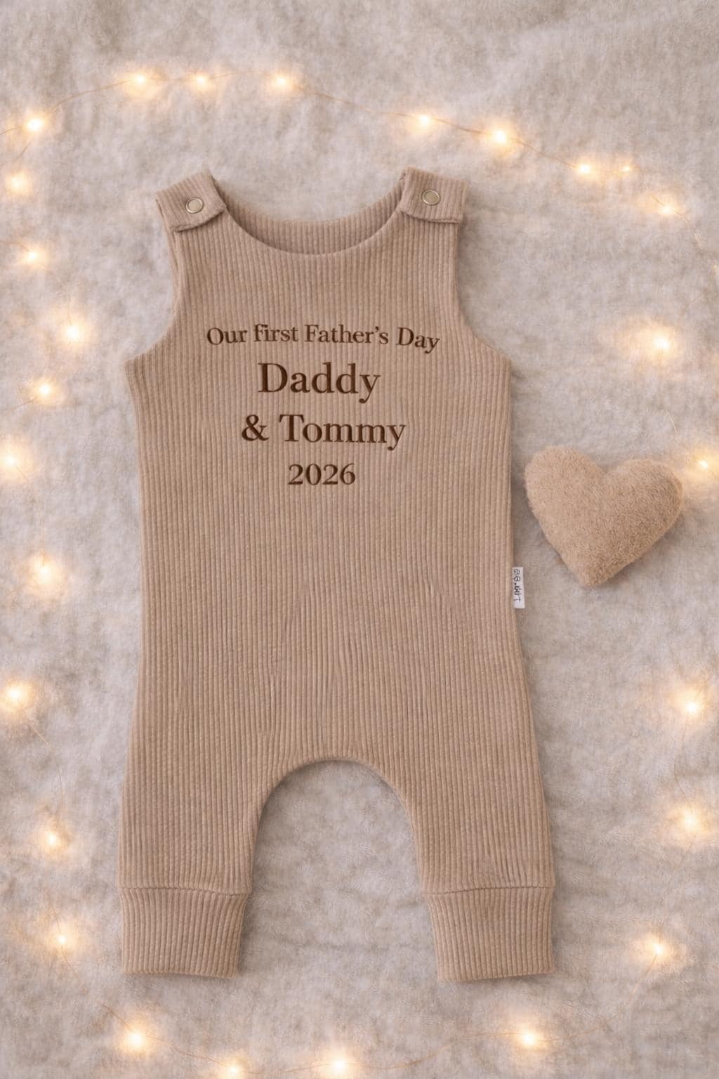 Personalised First Fathers Day Baby Romper 2026