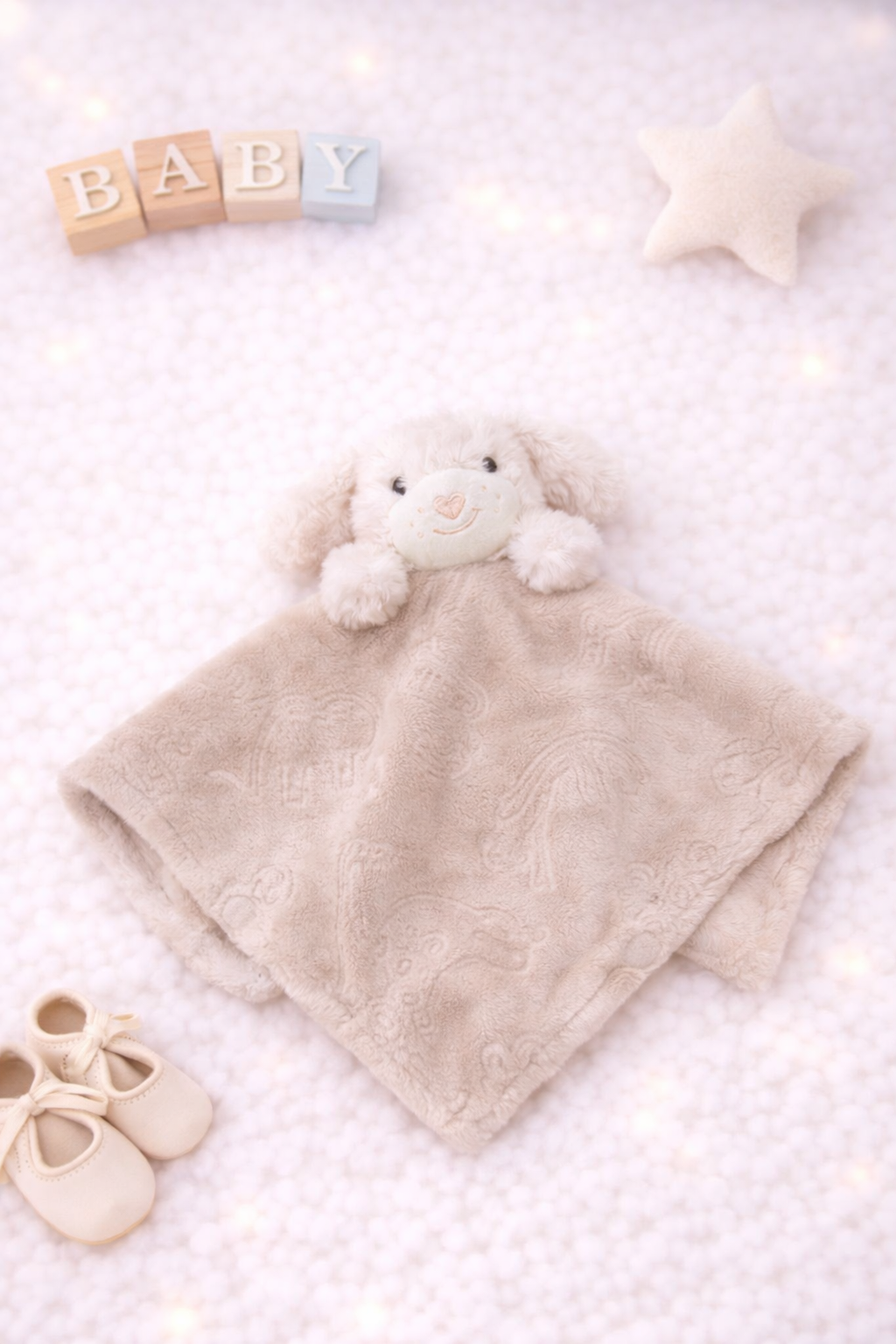 Beige rabbit comforter- Blank