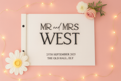 Acrylic Guest Book
