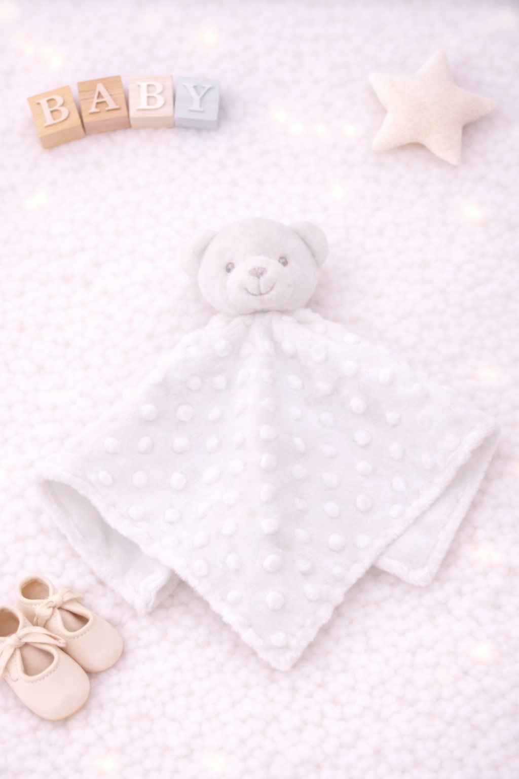 White bear comforter- blank