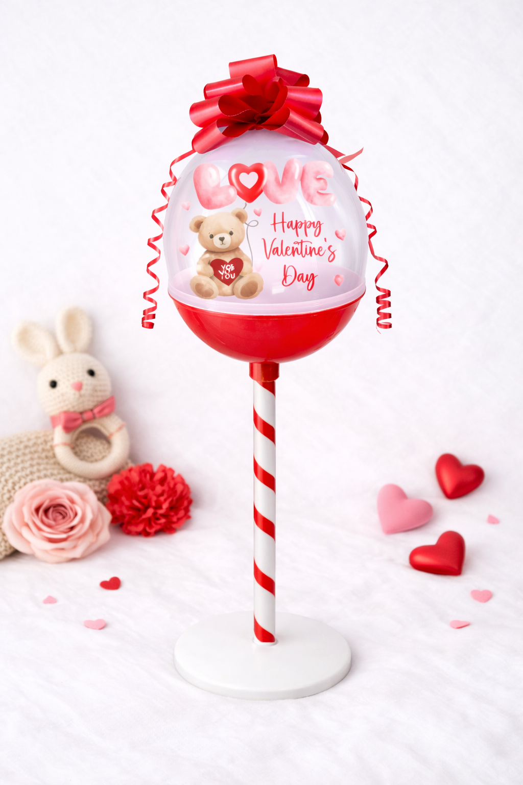 Fillable lollipop - bear