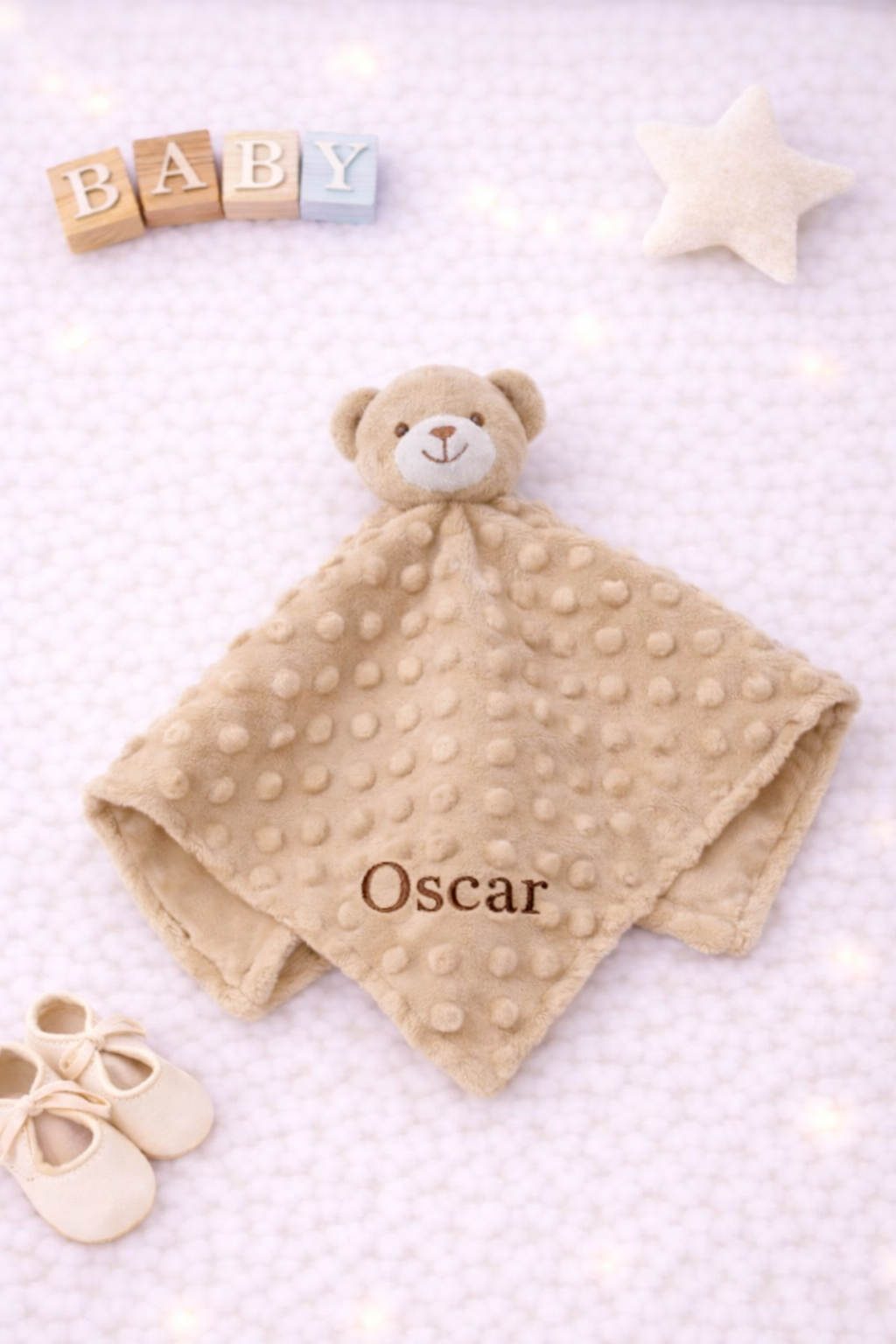 Brown bear comforter- personalised