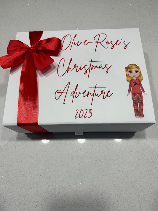 Girl pyjama dolly box