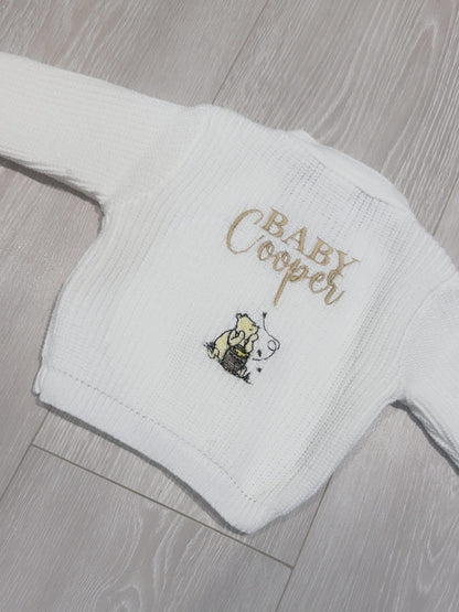 Personalised Knitted Cardigan