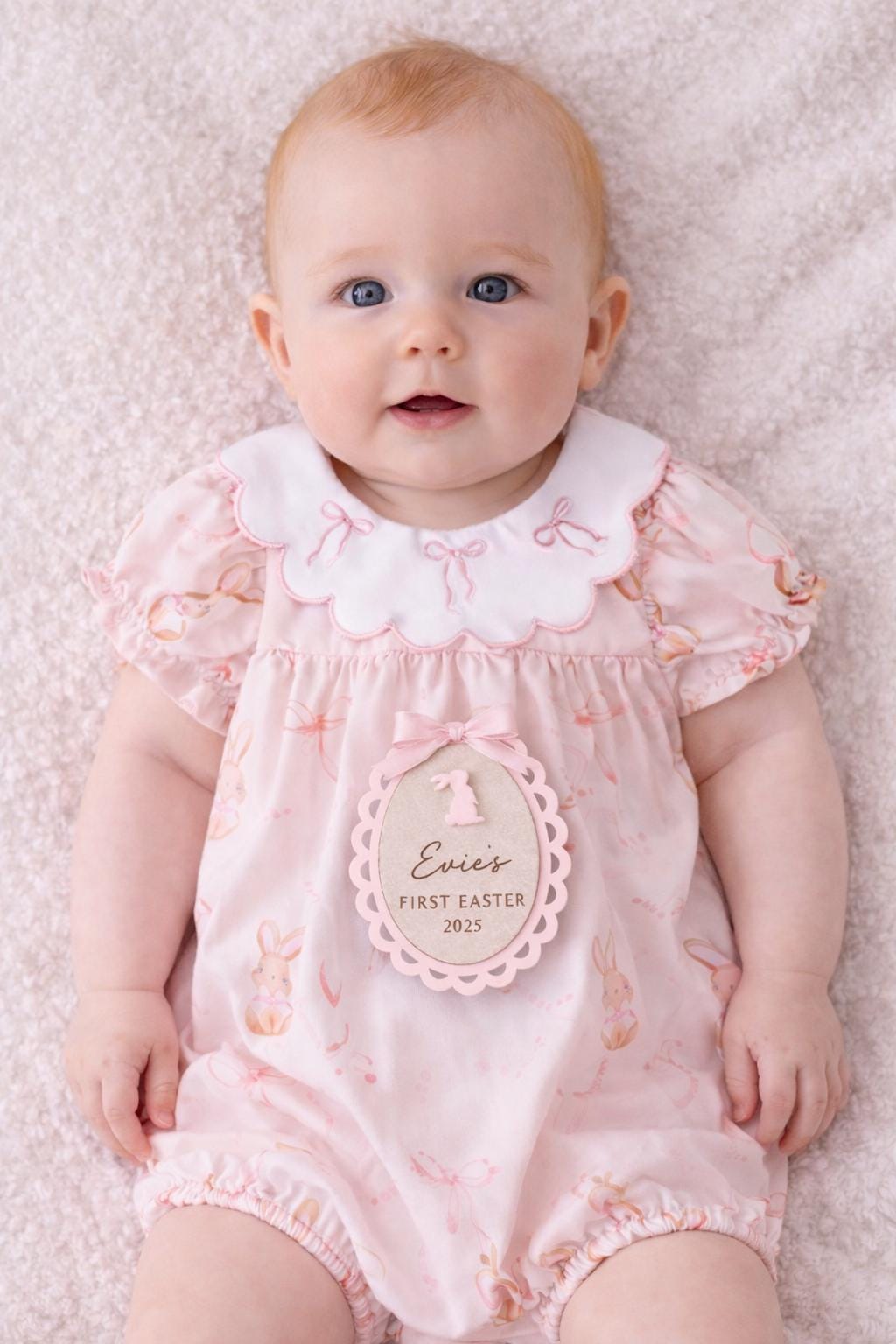 Personalised My First Easter tag, photo prop baby
