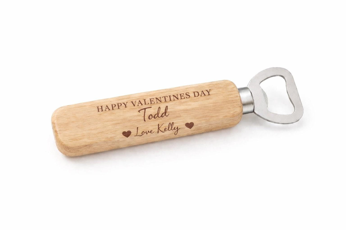 Personalised Engraved Wooden Bottle Opener