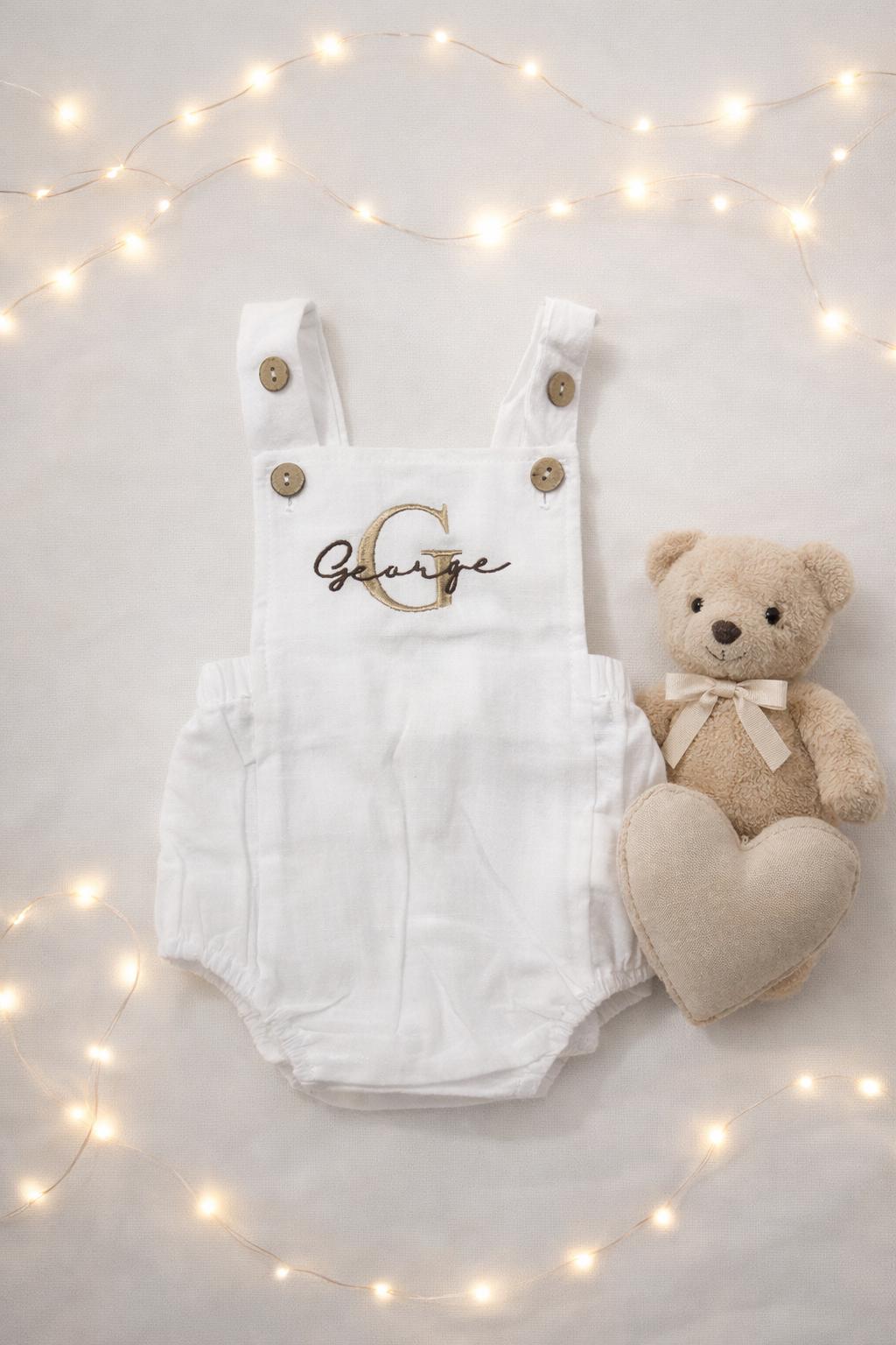 Personalised baby romper, cake smash outfit for baby