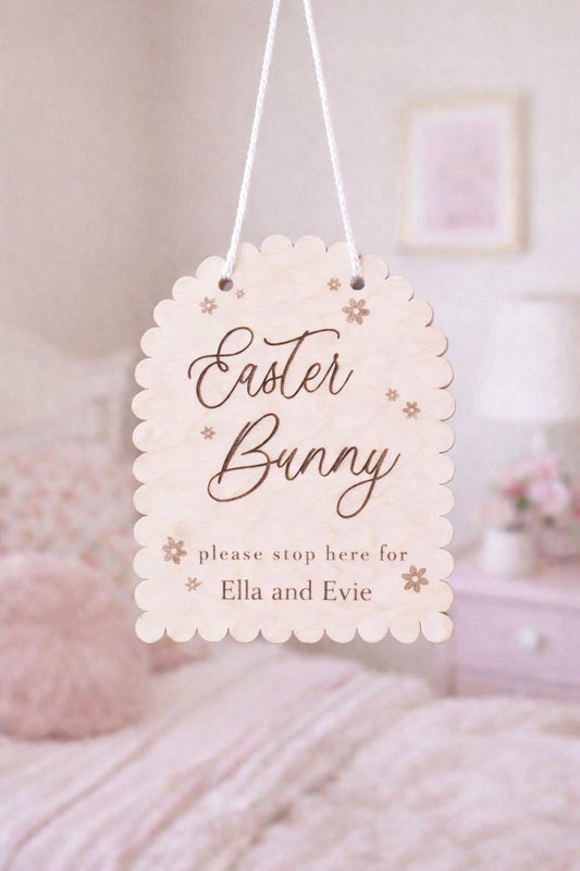 Easter Bunny Stop Here Sign