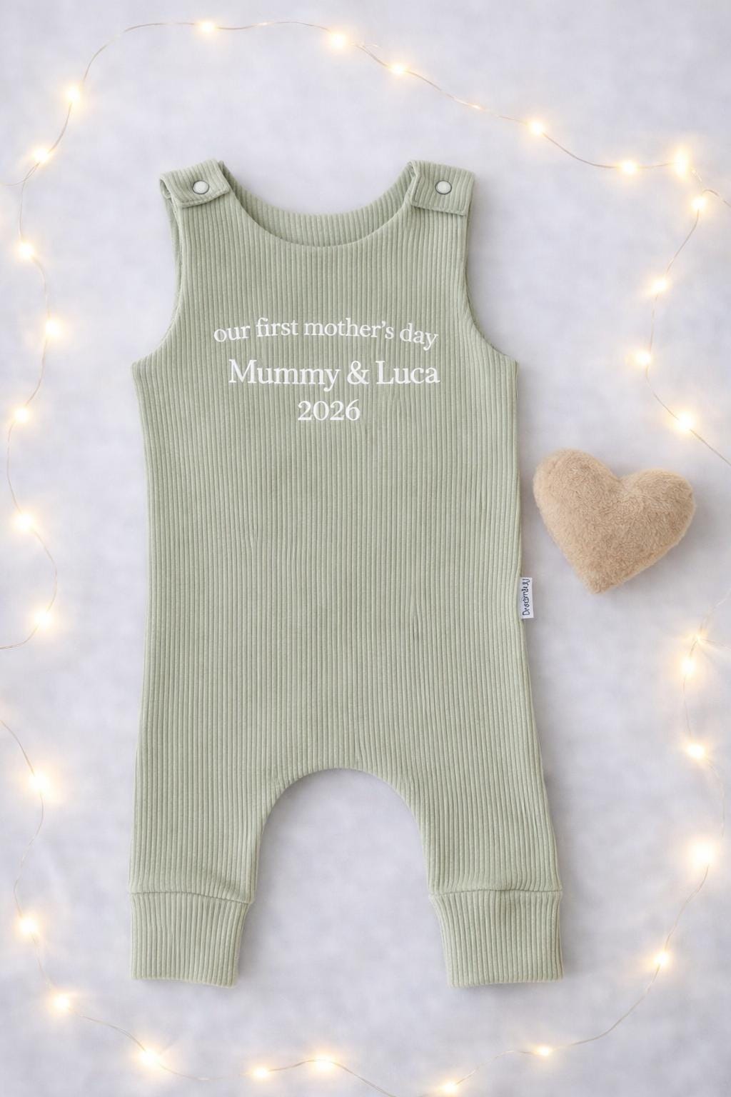 Personalised First Mother’s Day Baby Romper 2026 – Custom Name Outfit – Our First Mother’s Day Vest – Mummy & Me Gift – Baby Girl or Boy