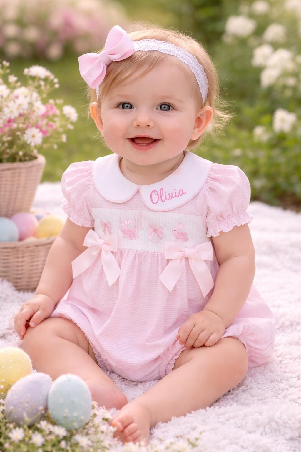 Personalised Easter romper