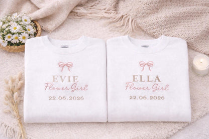 Personalised Flower Girl outfit Wedding guest Outfit