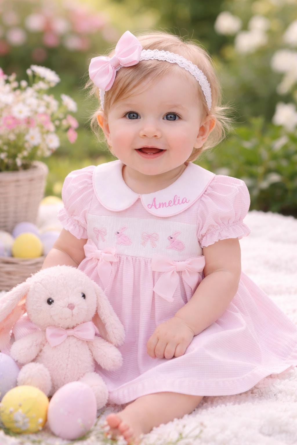 Personalised Easter Rabbit dress