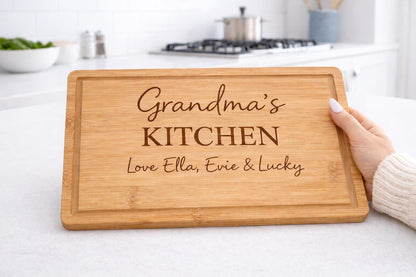 Personalised Grandma’s Kitchen chopping board