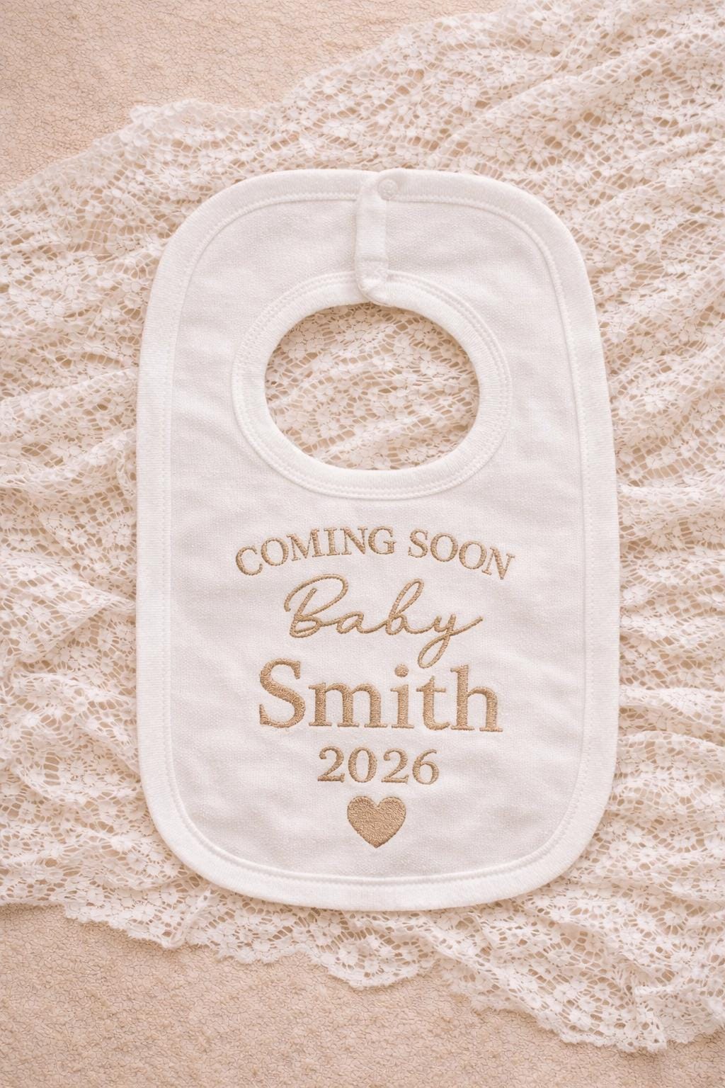 Personalised Baby Announcement Outfit 2026, Coming Soon Baby Vest, Custom Surname Baby Grow, Pregnancy Announcement, Baby Reveal Outfit