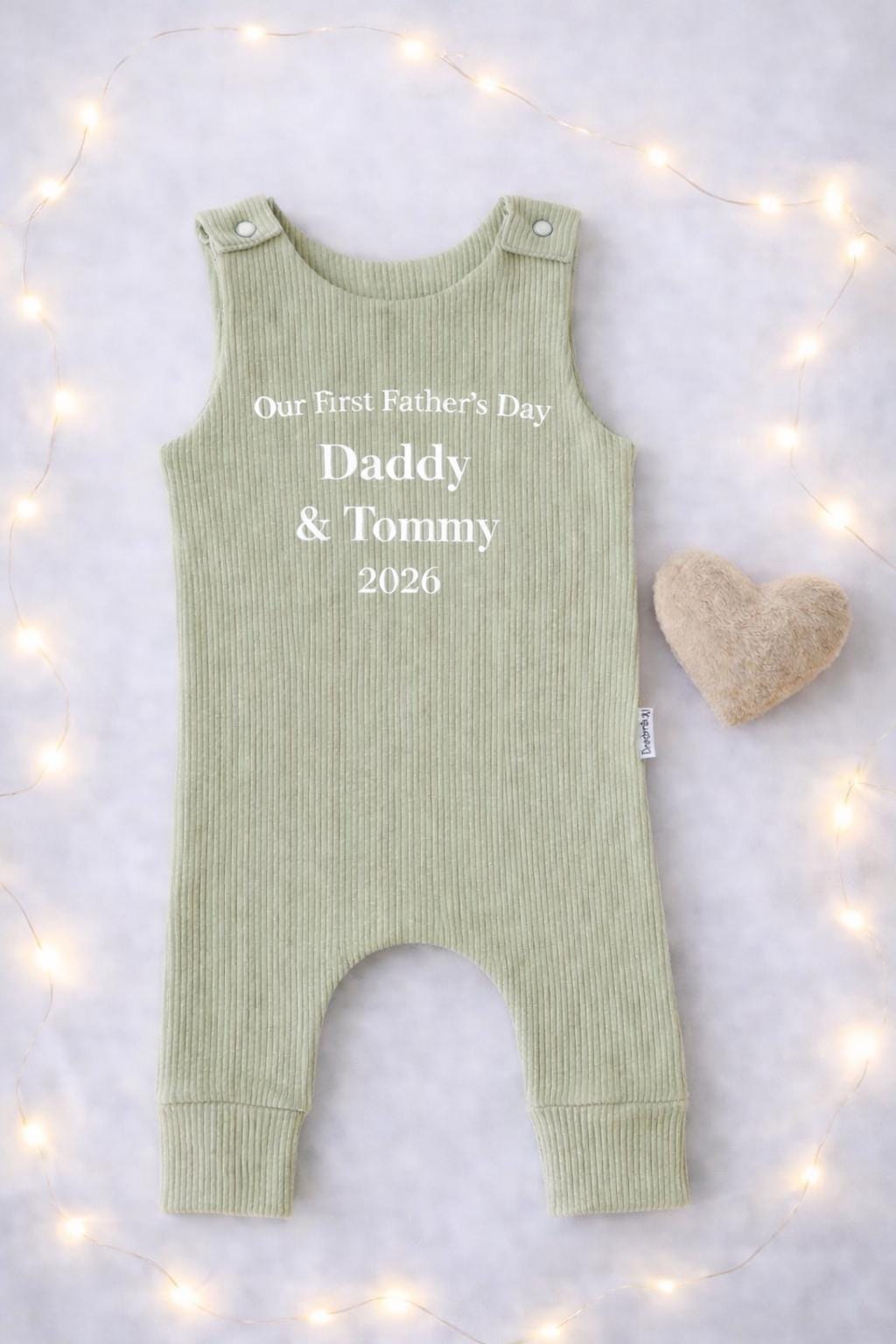 Personalised First Fathers Day Baby Romper 2026