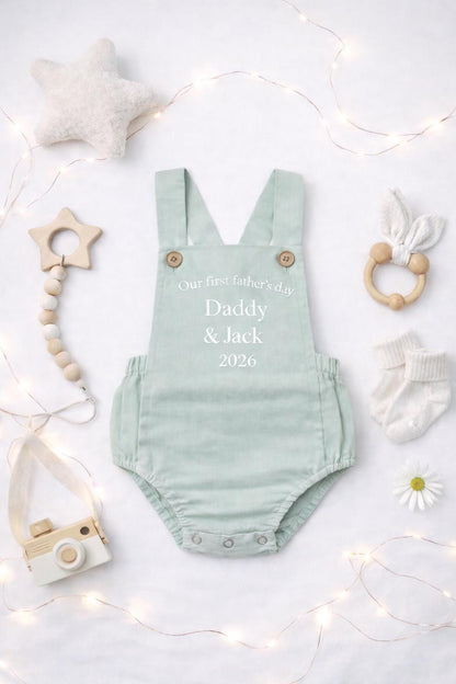 Personalised Baby Romper First Father’s Day