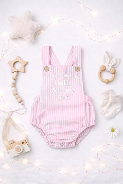 Personalised Baby Romper First Father’s Day