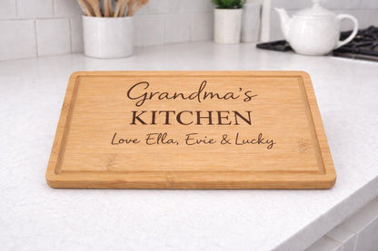 Personalised Grandma’s Kitchen chopping board