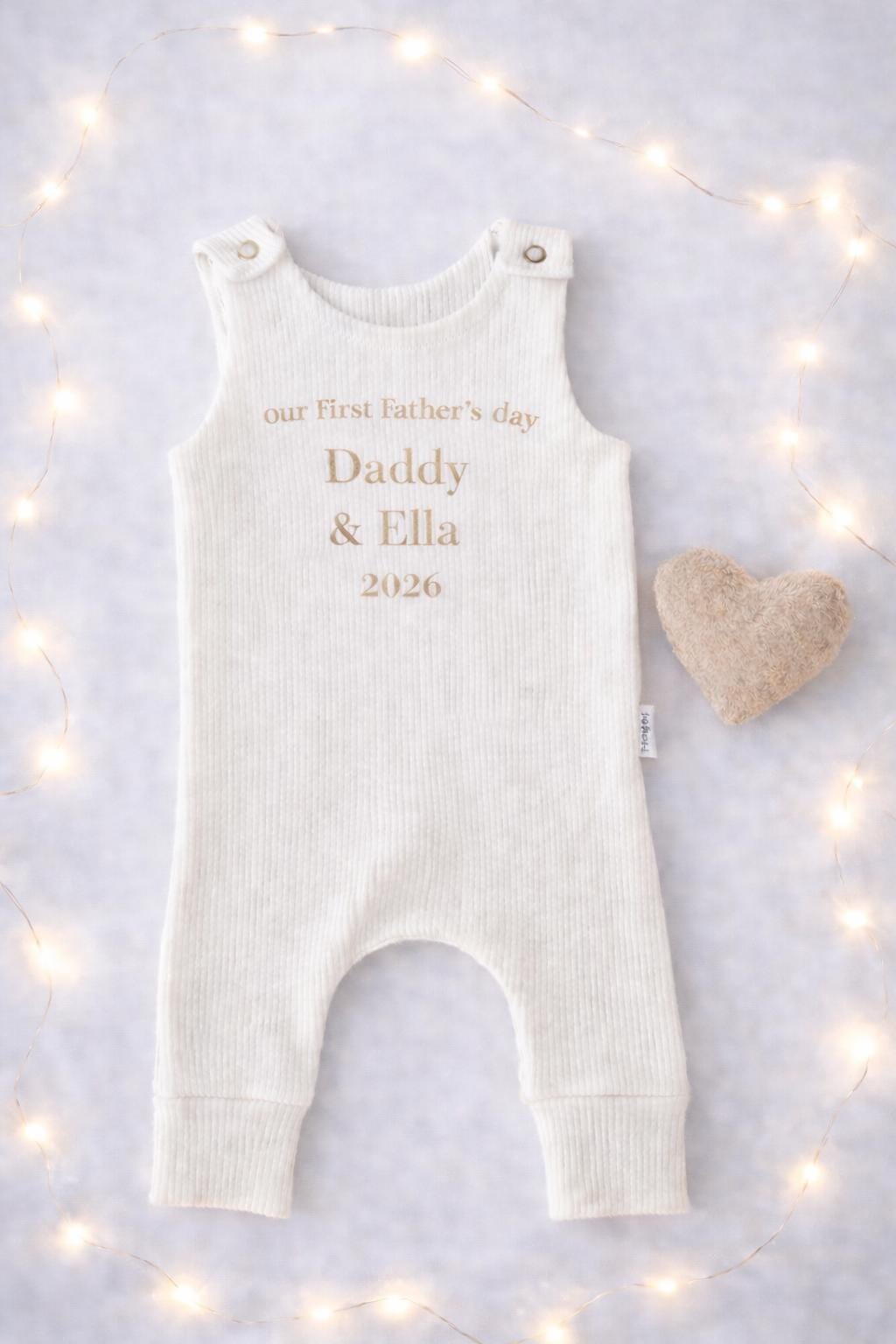 Personalised First Fathers Day Baby Romper 2026