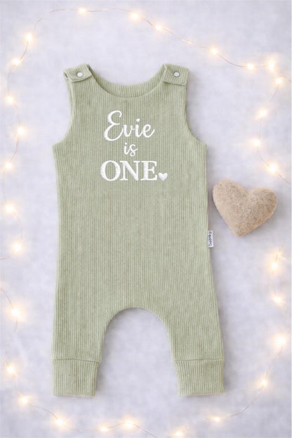 Personalised First Birthday Romper - long