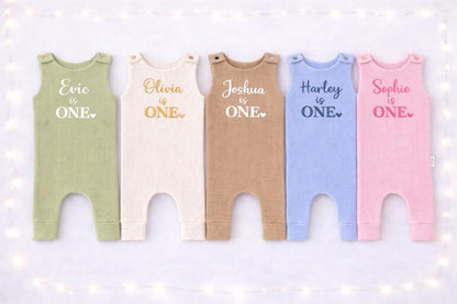 Personalised First Birthday Romper - long
