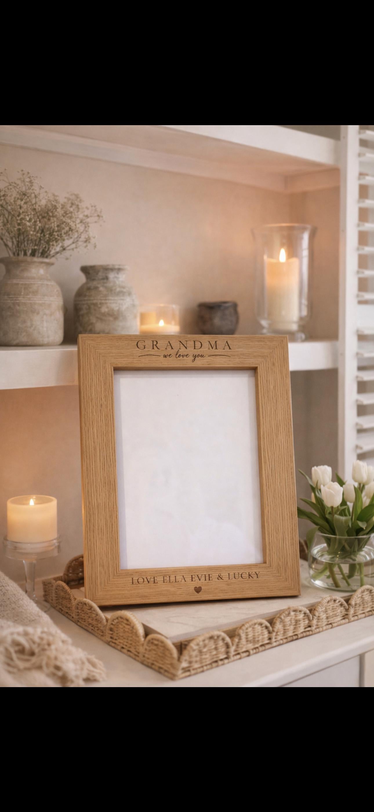 Personalised Grandad Photo Frame Gift