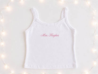 Bride embroidered vest and short set