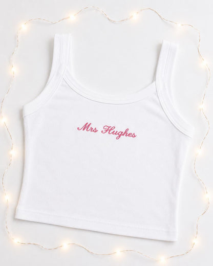 Bride embroidered vest and short set