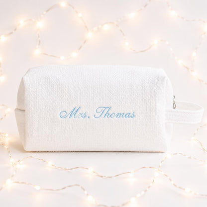 Personalised Bridal Makeup Bag