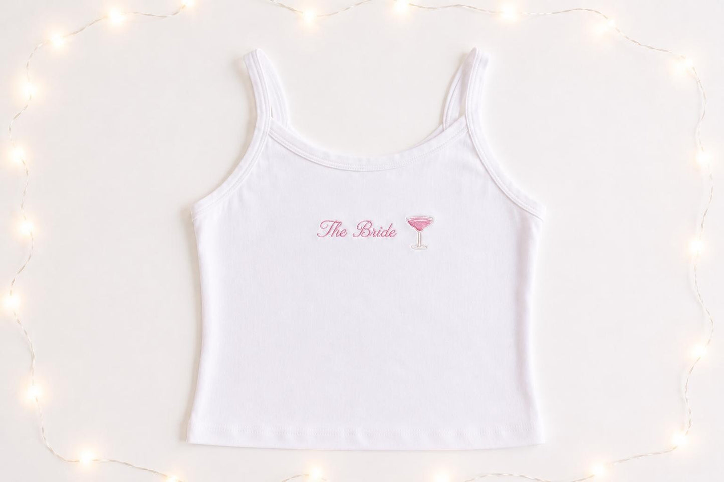Bride embroidered vest and short set: